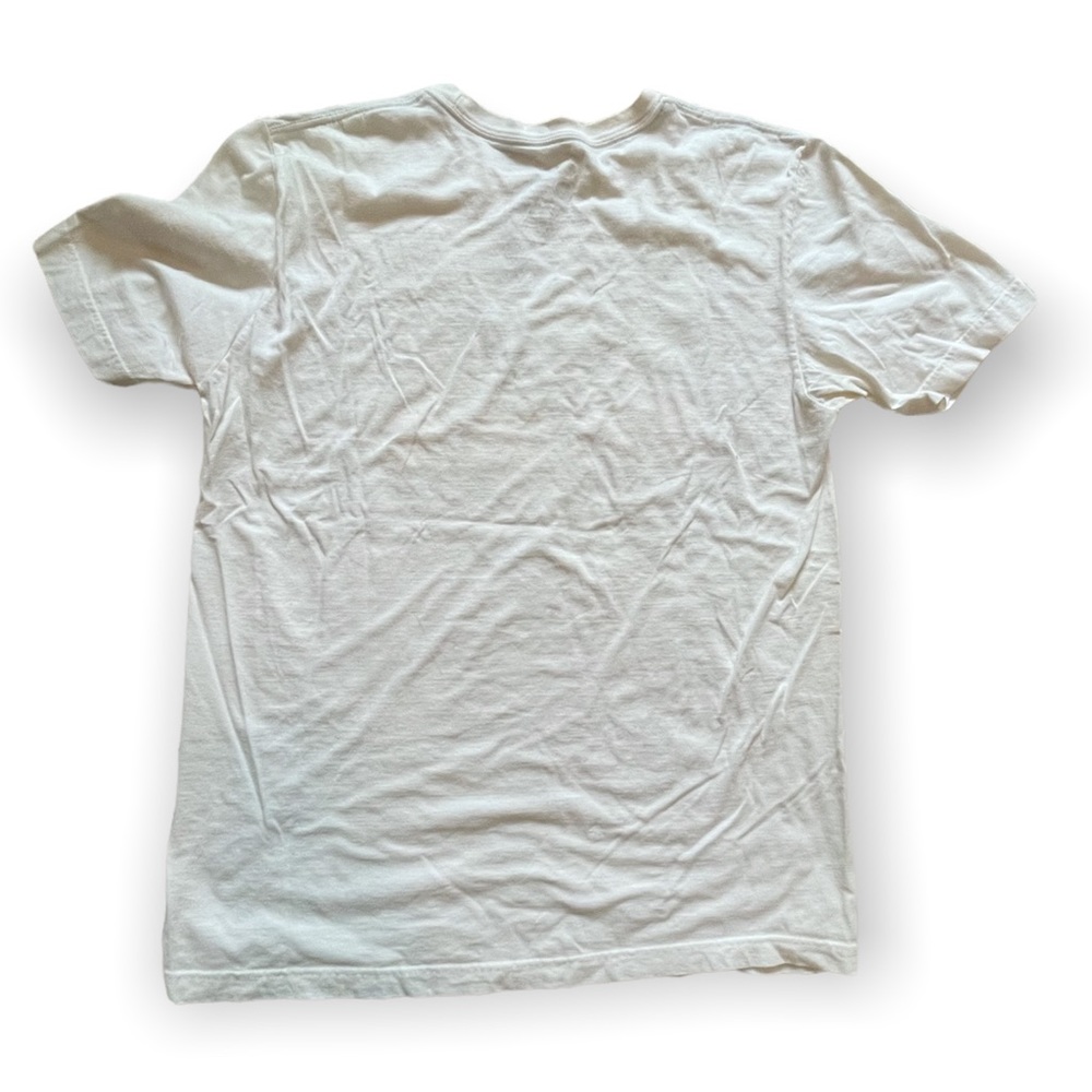 Men's Nike Just Do It Short Sleeve White Tee Blue Red Swoosh Size Large - Picture 3 of 8